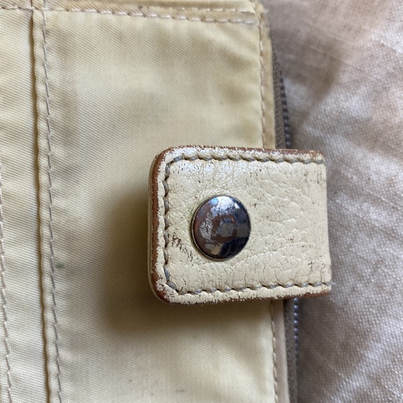 RARE! Orla Kiely Rhododendron Square Zip Wallet Coin Purse Bifold Wallet - Picture 8 of 9